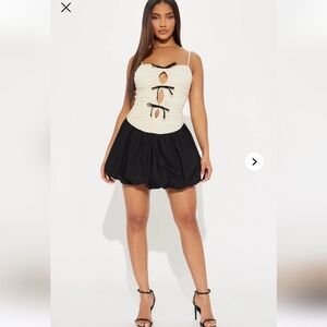 Fashion Nova Black Mini Skirt